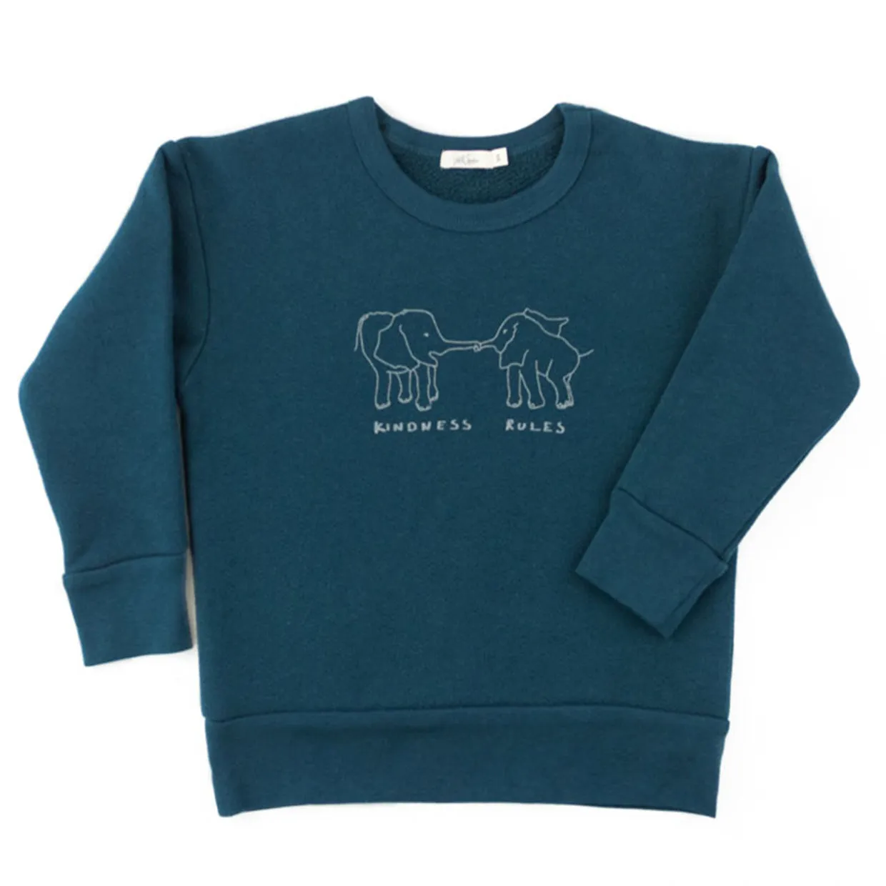 'kindness rules' pullover