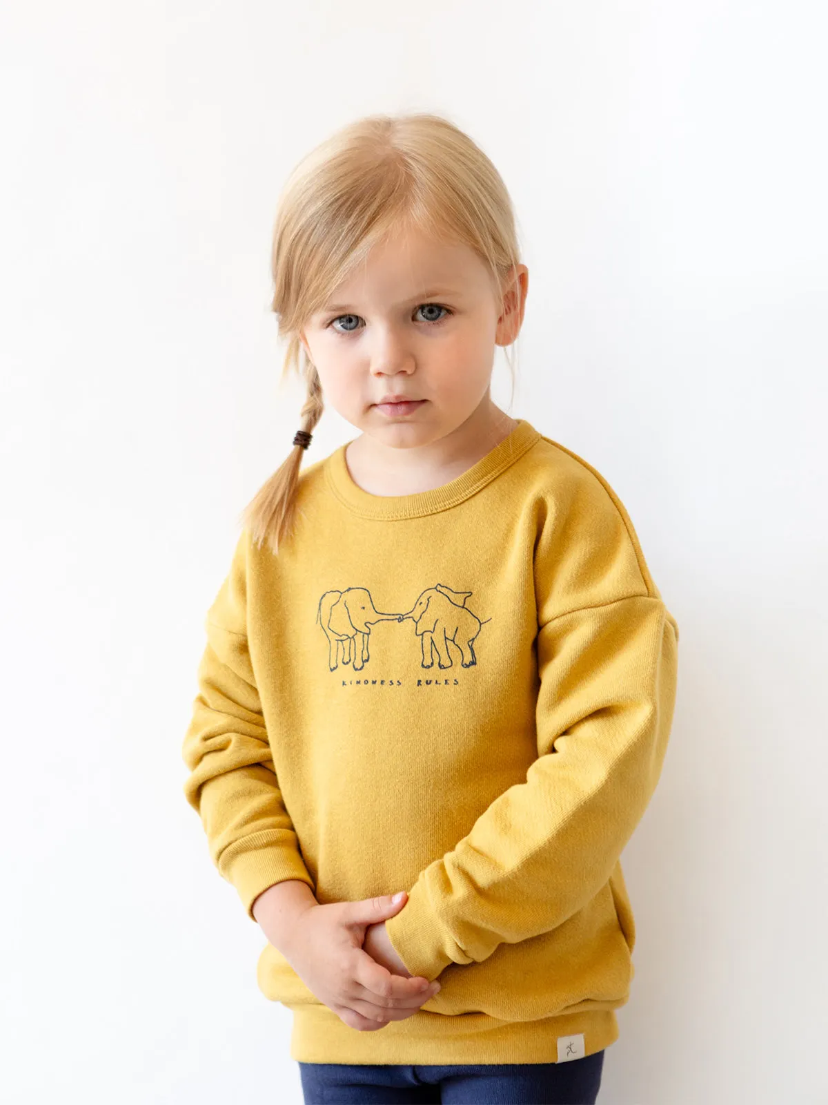 'kindness rules' pullover