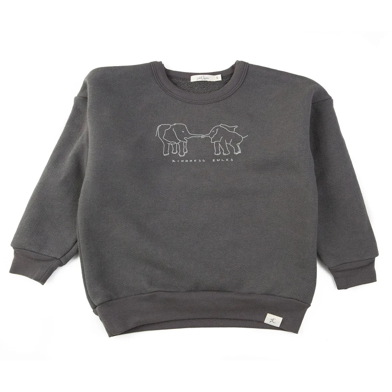 'kindness rules' pullover