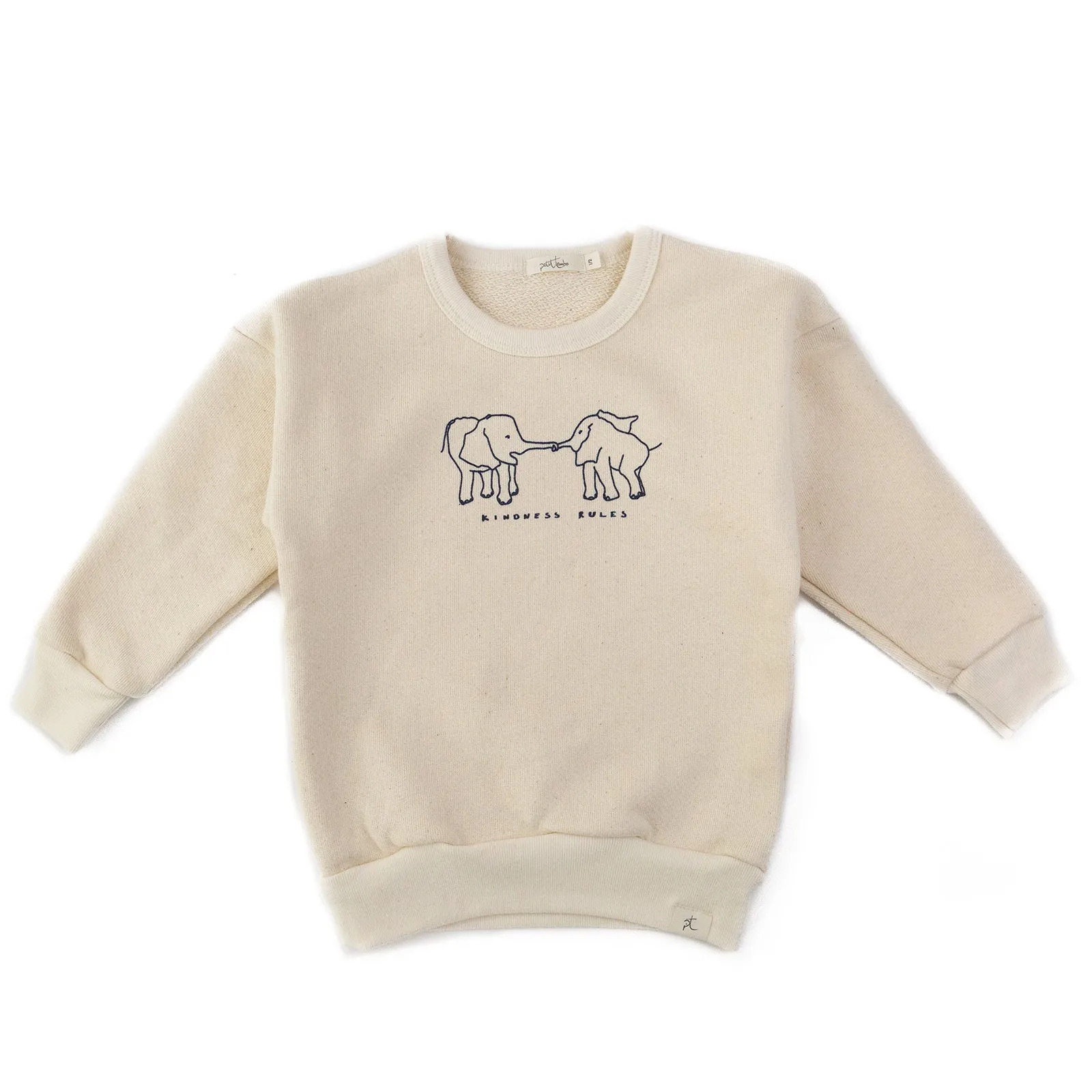 'kindness rules' pullover
