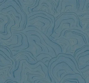 KT2163 Geodes Wallpaper-Blue