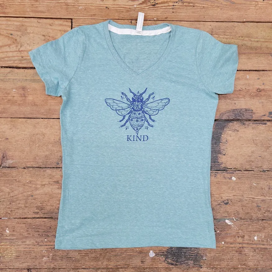Ladies Bee Kind V-neck