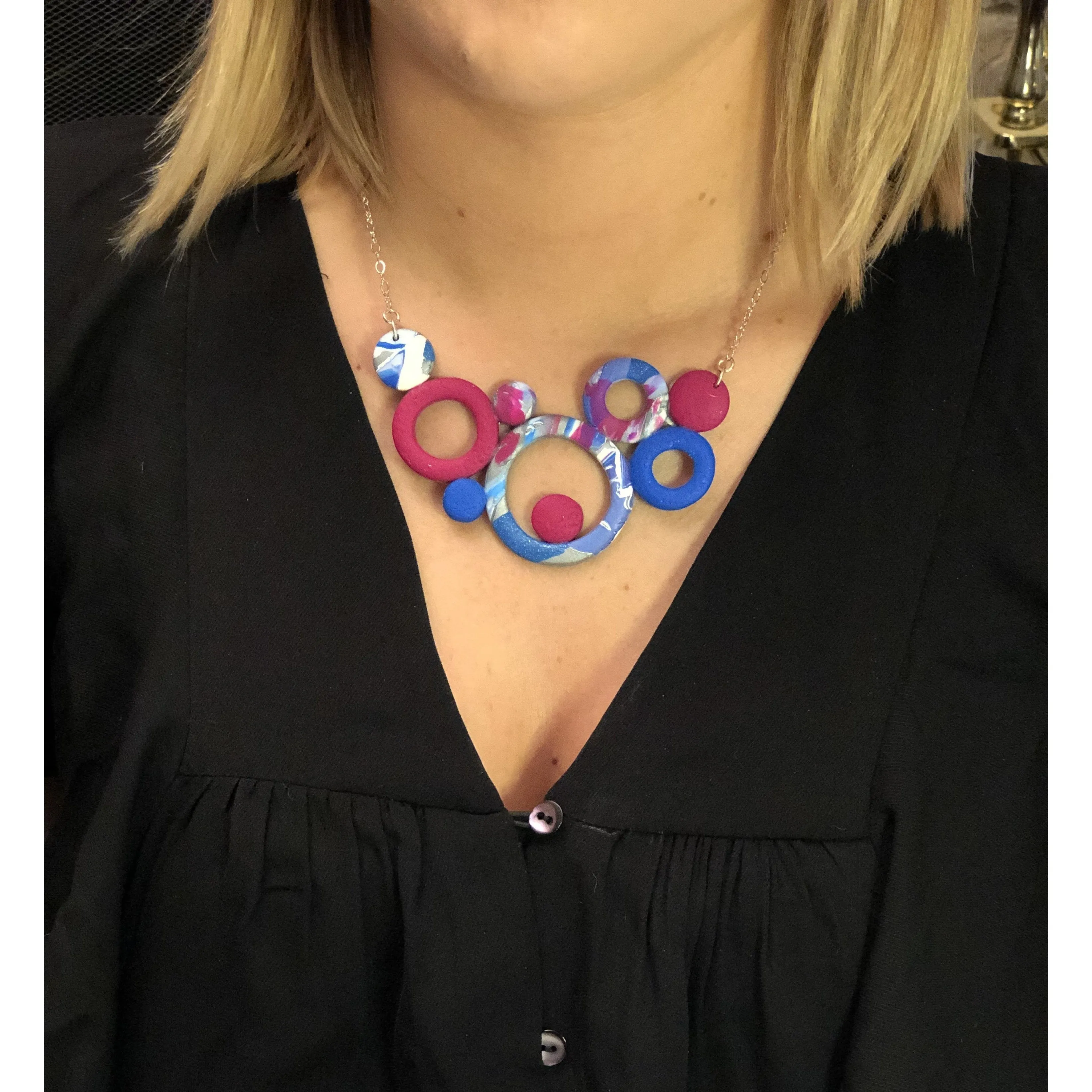 Large Bubbles Necklace - Hope