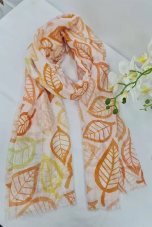 Leaves Print Scarves