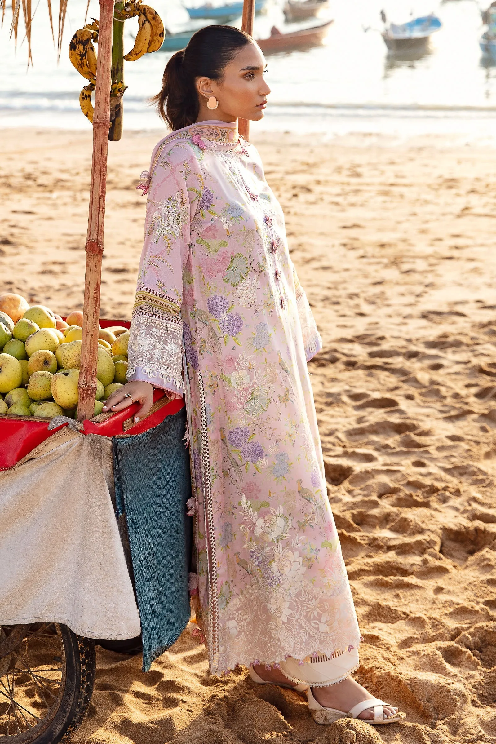 LIA (ZL23-06 A) | Zaha Lawn Collection 2023 | Embroidered Unstitched Lawn Suits