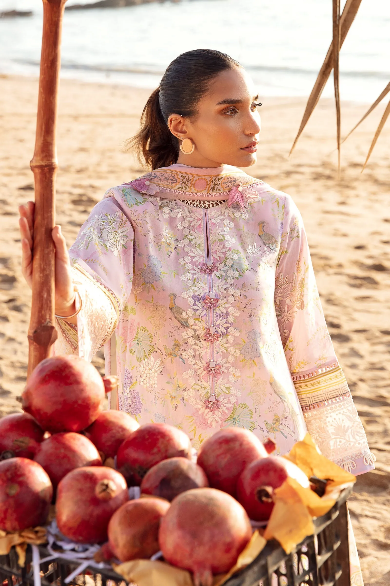 LIA (ZL23-06 A) | Zaha Lawn Collection 2023 | Embroidered Unstitched Lawn Suits