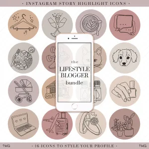 Lifestyle Instagram Story Highlight Icons