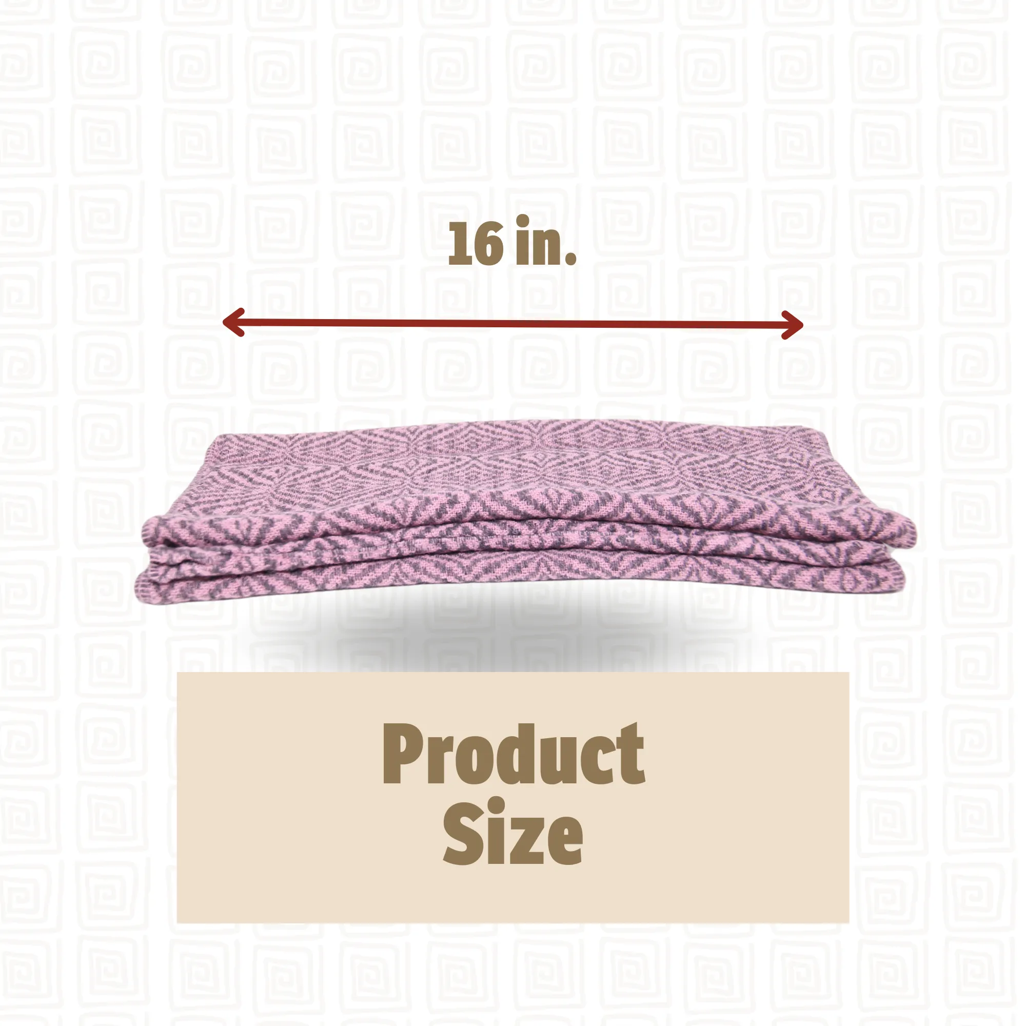 Light Pink Alpaca Infinity Scarf
