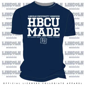 LINCOLN MO | HBCU MADE  | Navy Unisex Tees
