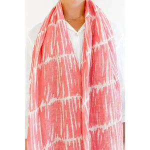Linen Scarf - Field Pink