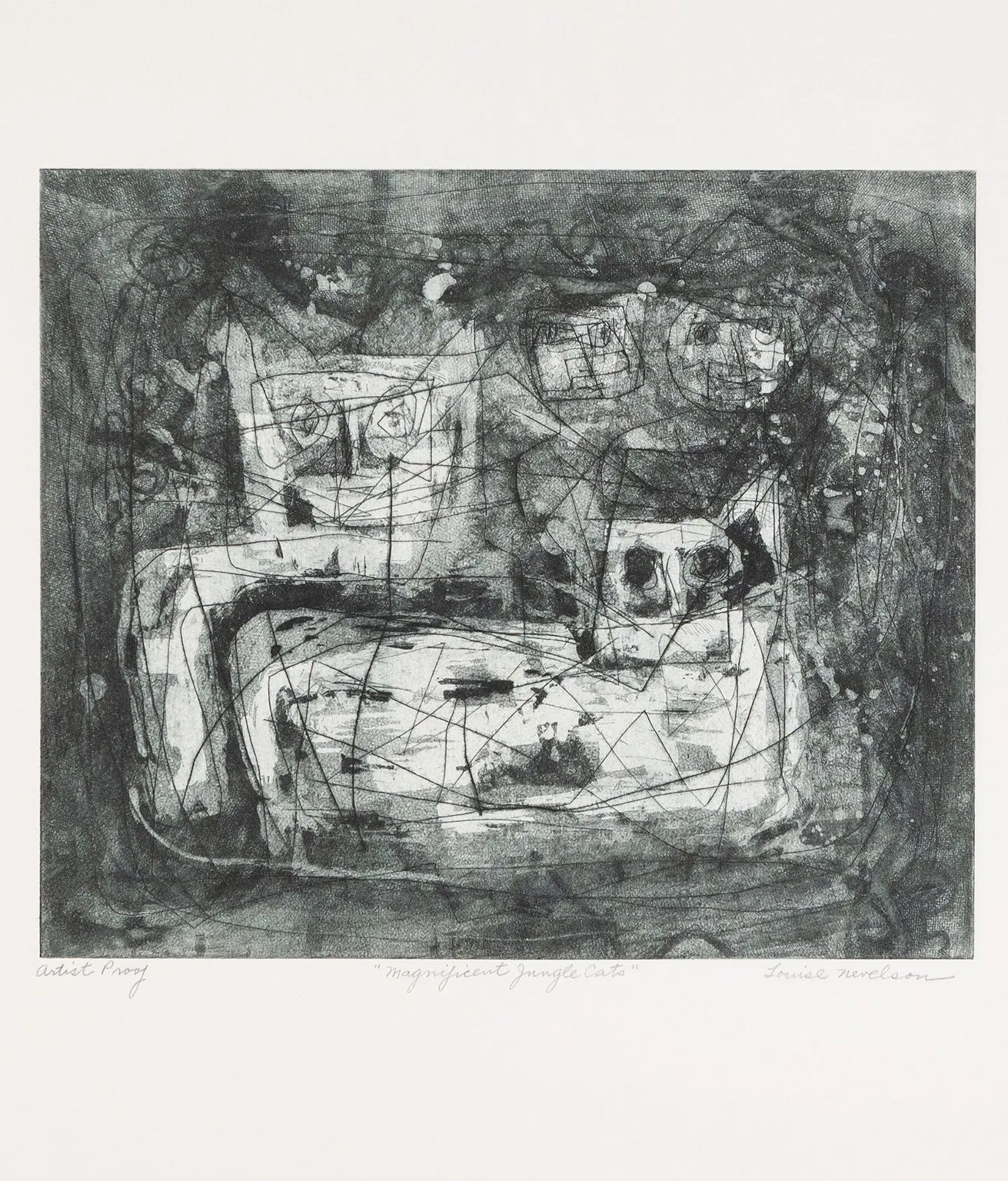 LOUISE NEVELSON “ANIMAL KINGDOM” 1953