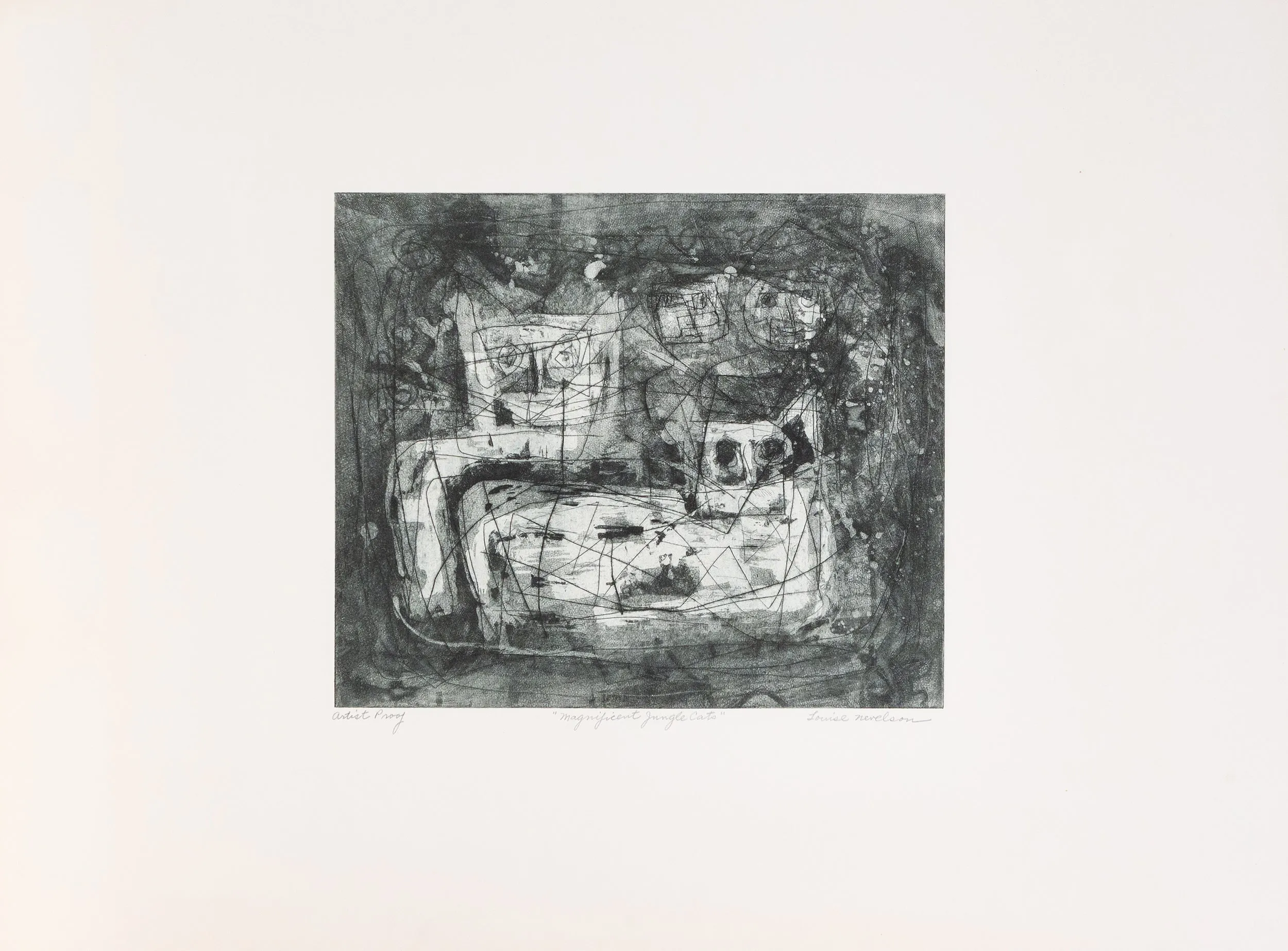 LOUISE NEVELSON “ANIMAL KINGDOM” 1953