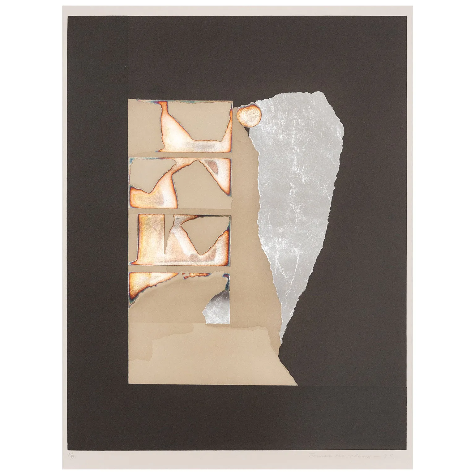 LOUISE NEVELSON “GRAPHIC PRESENCE” 1975