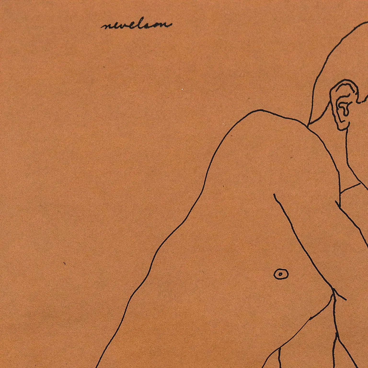 LOUISE NEVELSON "MALE MODEL POSING" DRAWING, 1930