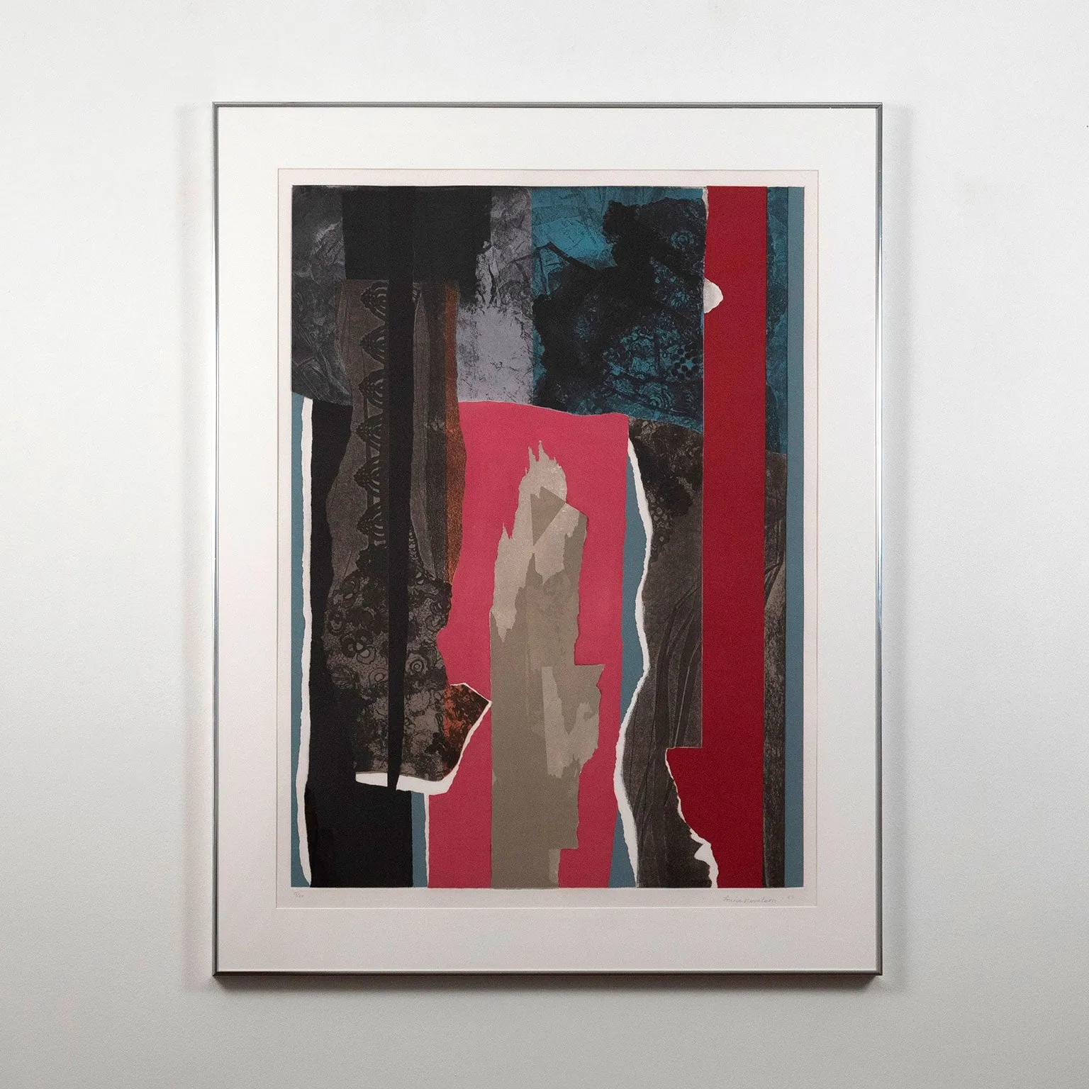 LOUISE NEVELSON "REFLECTIONS III" ETCHING, 1983