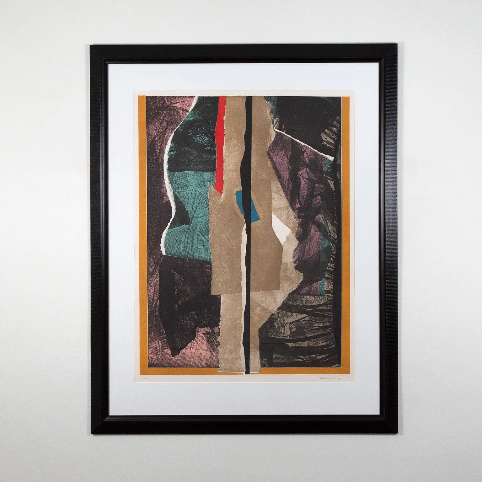 LOUISE NEVELSON "REFLECTIONS I" ETCHING, 1983