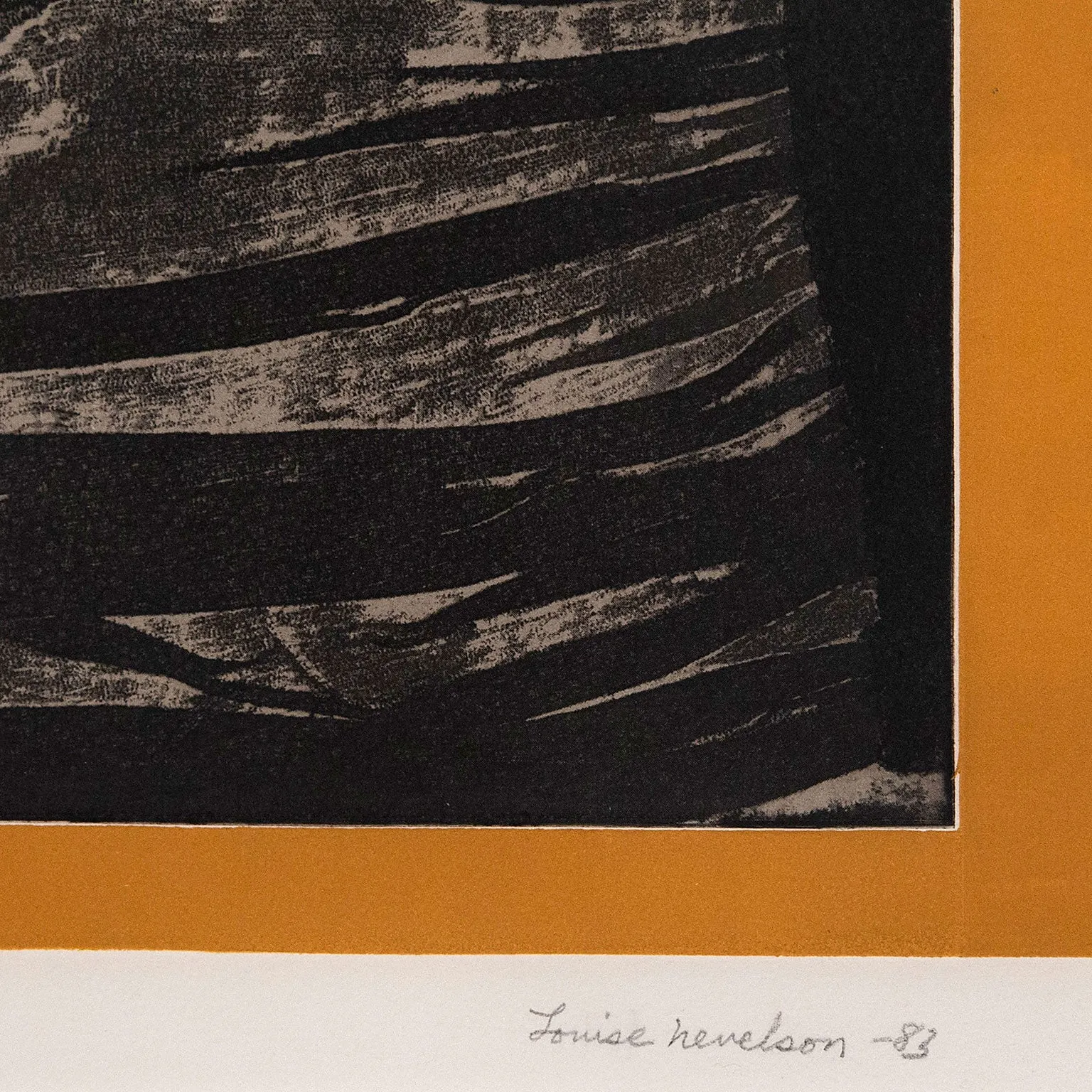 LOUISE NEVELSON "REFLECTIONS I" ETCHING, 1983