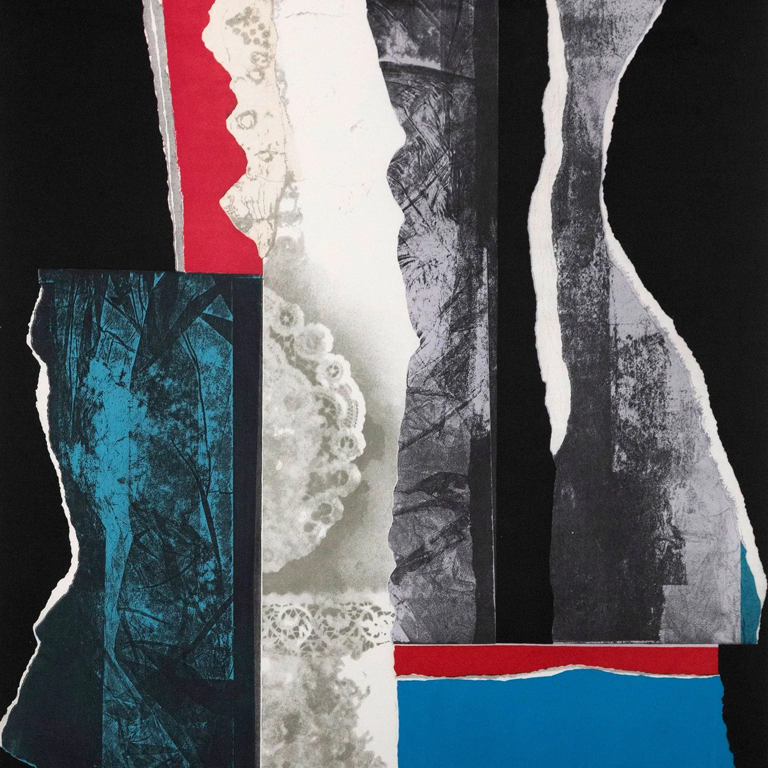 LOUISE NEVELSON "REFLECTIONS IV" ETCHING, 1983
