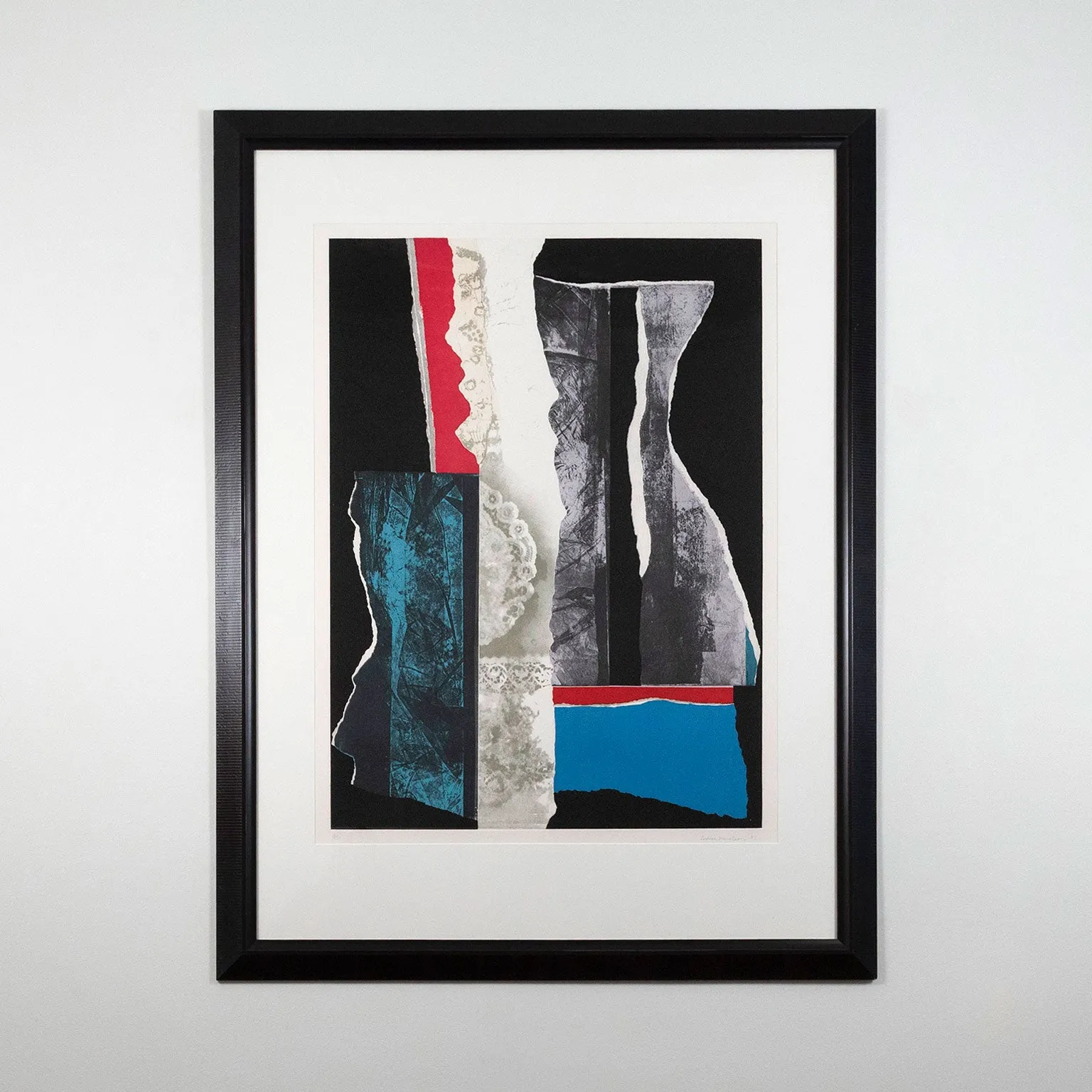 LOUISE NEVELSON "REFLECTIONS IV" ETCHING, 1983