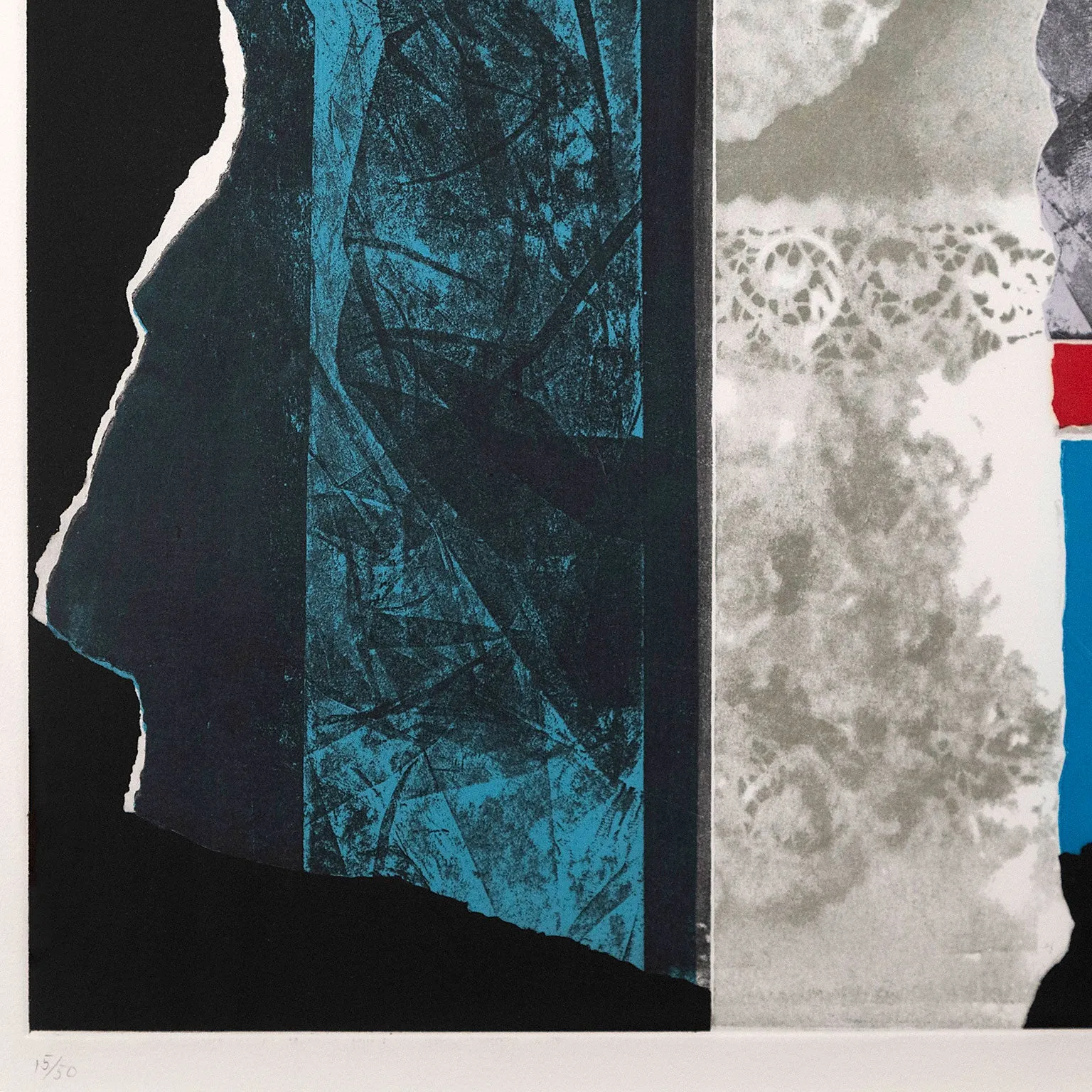 LOUISE NEVELSON "REFLECTIONS IV" ETCHING, 1983