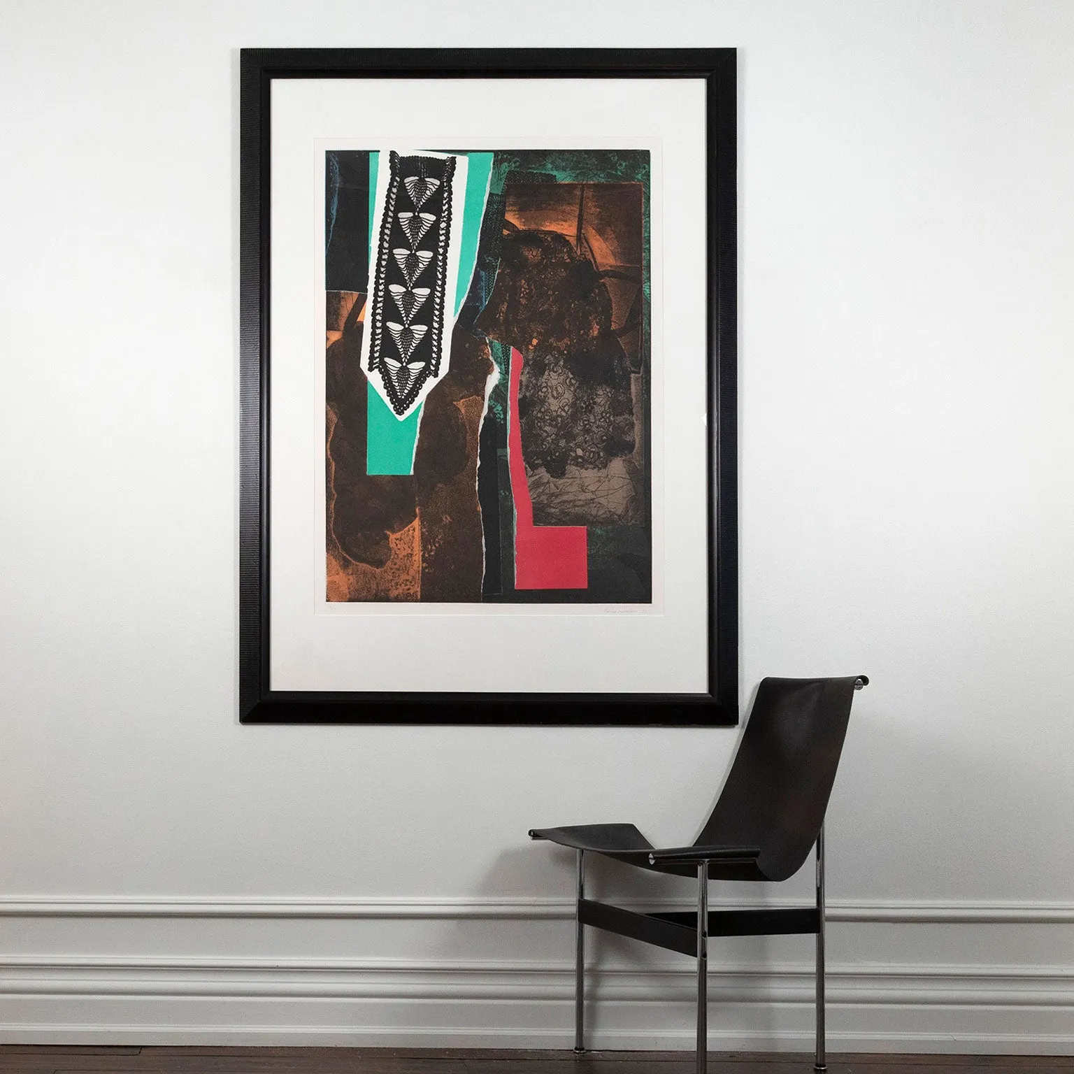 LOUISE NEVELSON "REFLECTIONS V" ETCHING, 1983