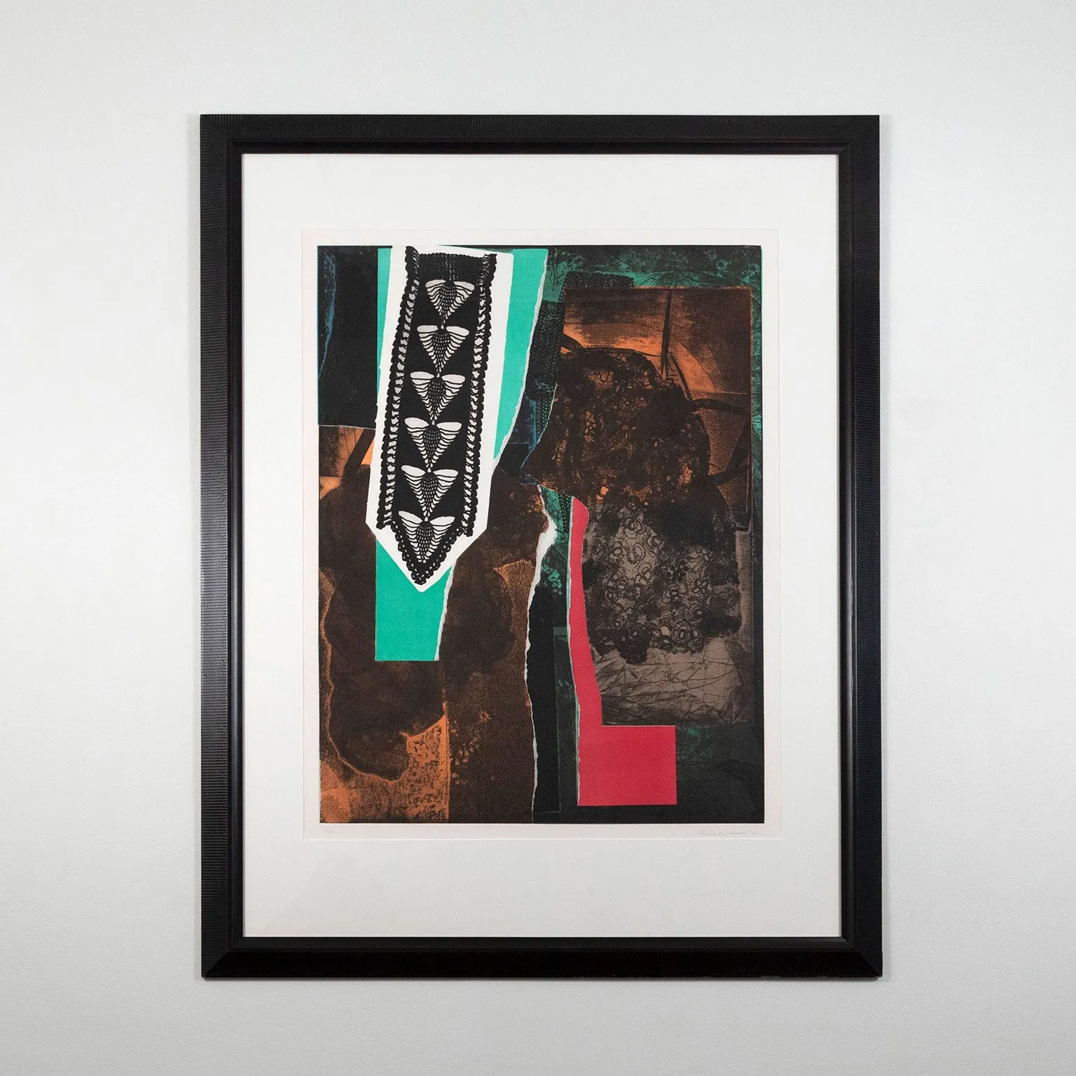 LOUISE NEVELSON "REFLECTIONS V" ETCHING, 1983