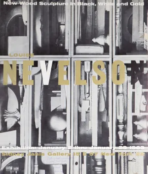 LOUISE NEVELSON "SIDNEY JANIS GALLERY EXHIBITION POSTER" 1963