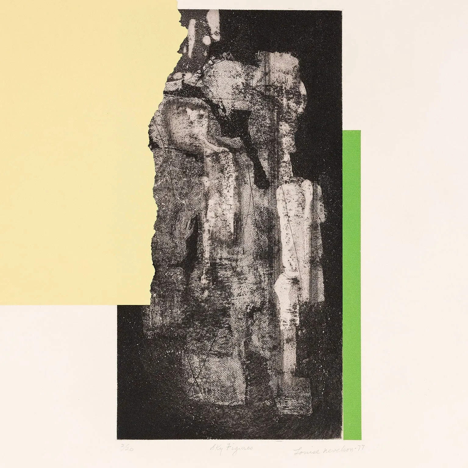 LOUISE NEVELSON "SKY FIGURES", 1977