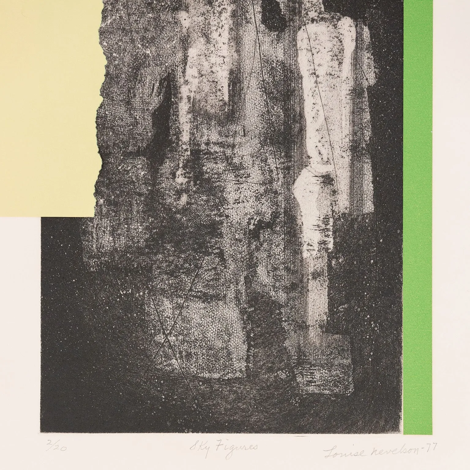 LOUISE NEVELSON "SKY FIGURES", 1977