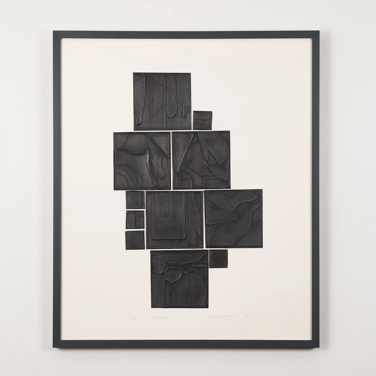 LOUISE NEVELSON "SKY GARDEN" 1971