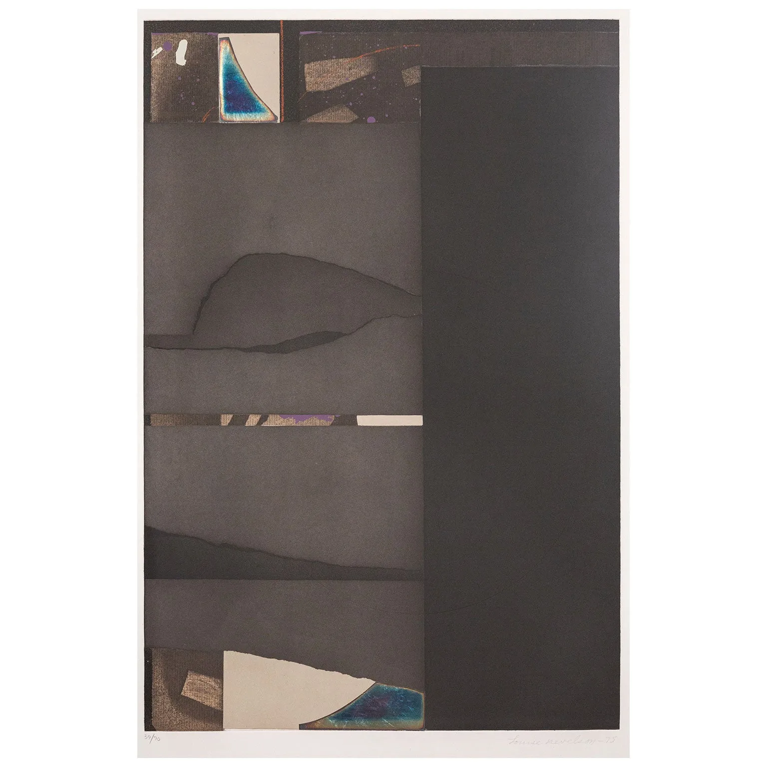LOUISE NEVELSON “ROMAN BLACK” 1975