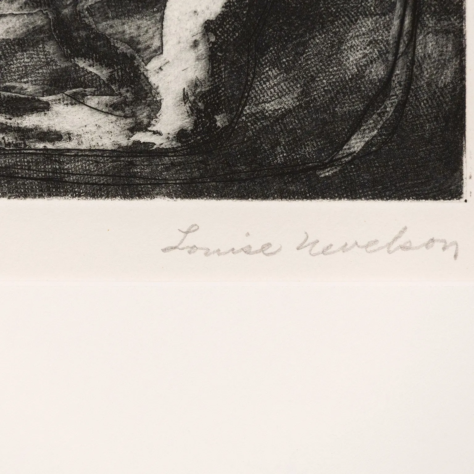 LOUISE NEVELSON “THE STONE FIGURES THAT WALK AT NIGHT” 1953