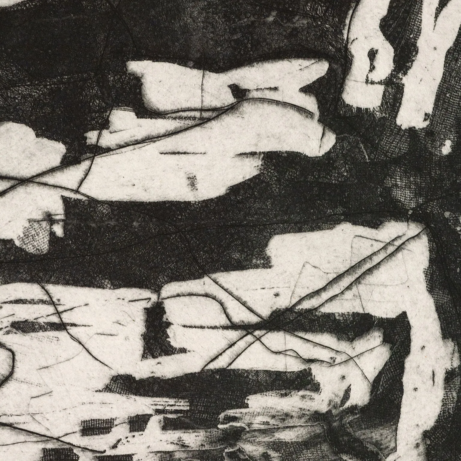LOUISE NEVELSON “THE STONE FIGURES THAT WALK AT NIGHT” 1953