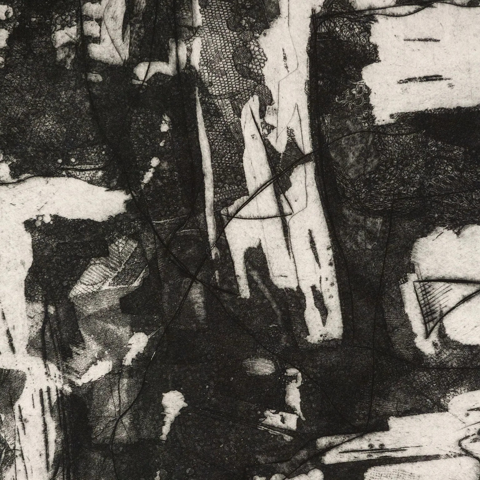 LOUISE NEVELSON “THE STONE FIGURES THAT WALK AT NIGHT” 1953