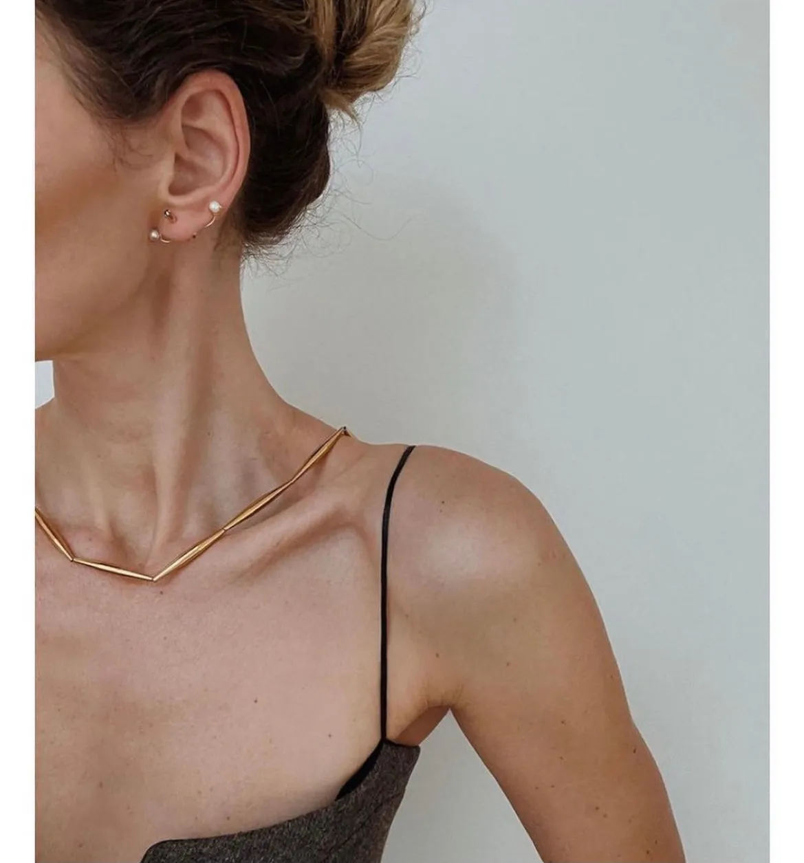 Lumia Helia Single Chain Necklace In Gold