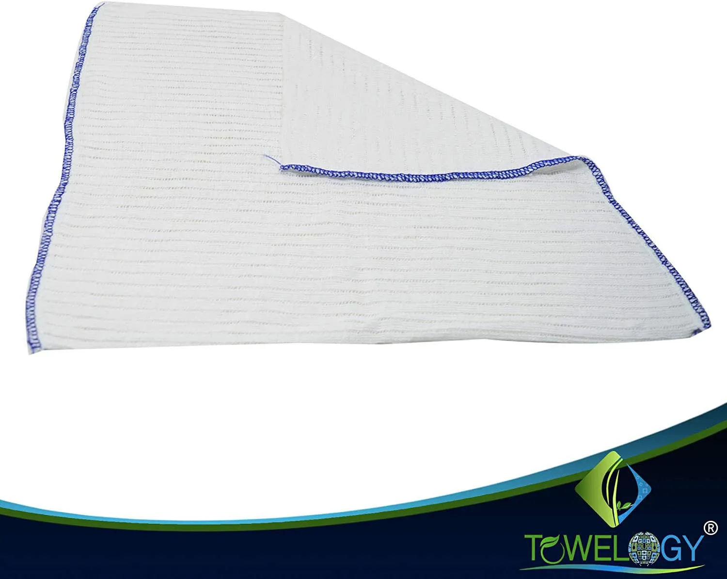 Lydia Superfine Ribbed Cotton Kitchen Dish Cloths