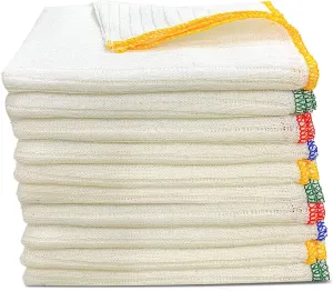 Lydia Superfine Ribbed Cotton Kitchen Dish Cloths
