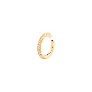 【Made-To-Order】 18K ALL ABOUT BASICS 3-Row Pavé Diamond Ear Cuff Medium size
