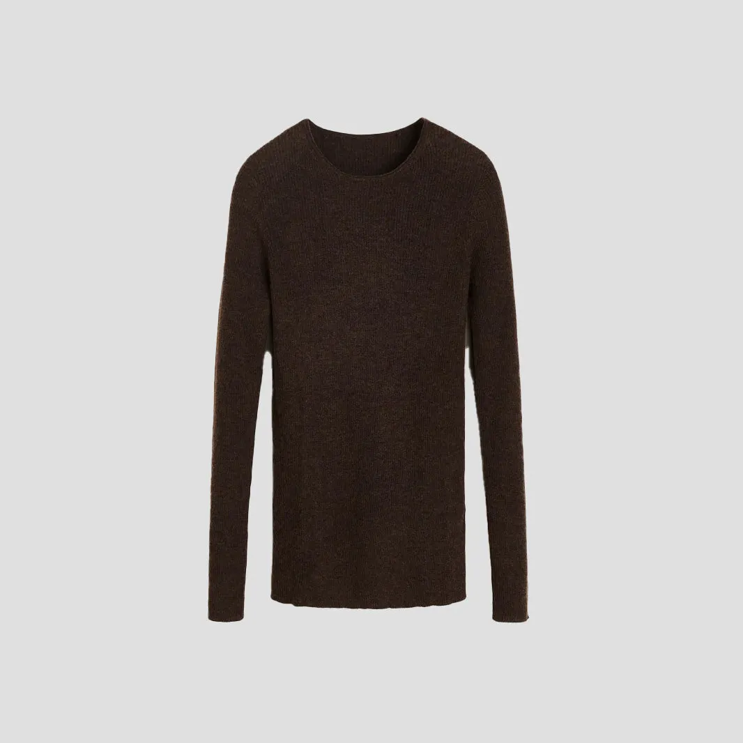 Madigan Ribbed Cashmere LS
