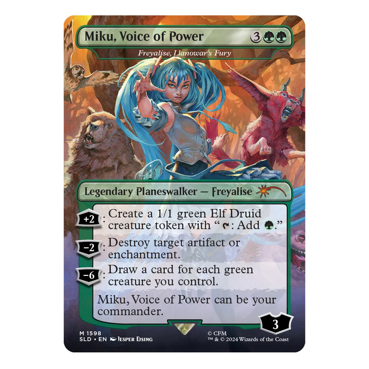 Magic Secret Lair Camp Totally Safe Drop Hatsune Miku: Electric Entourage EN Non-Foil Edition