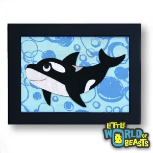 Manny The Orca Framed
