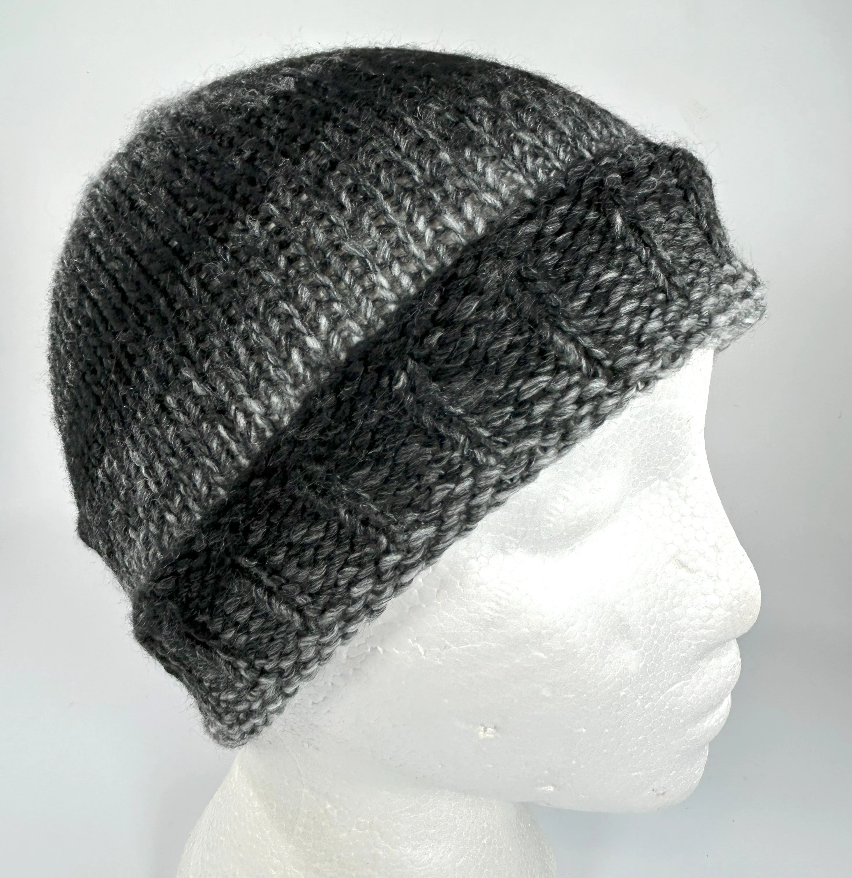 Marble Slouch Knit Beanie