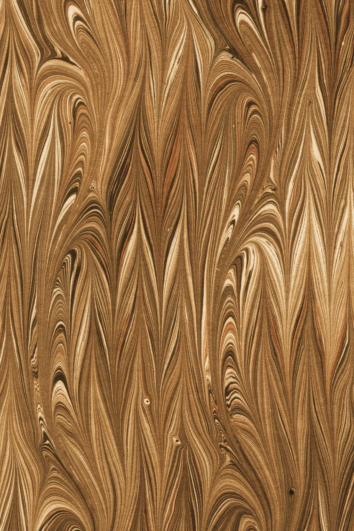 Marbled Twill Sepia Square Scarf