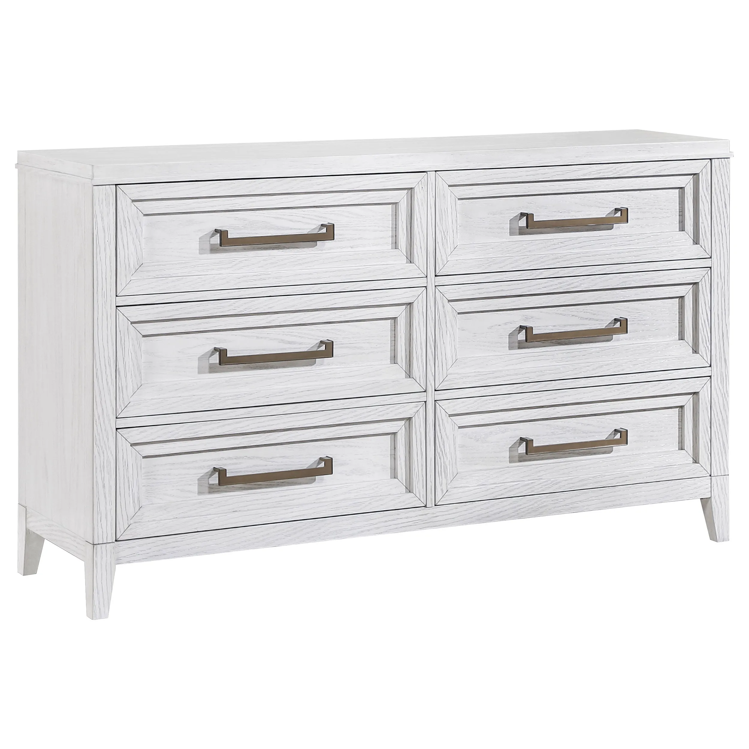 Marielle 5-piece Queen Bedroom Set Distressed White