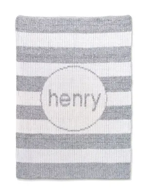 METALLIC MODERN STRIPE STROLLER BLANKET