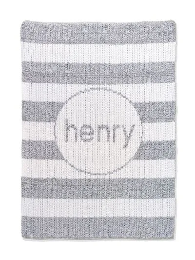 METALLIC MODERN STRIPE STROLLER BLANKET