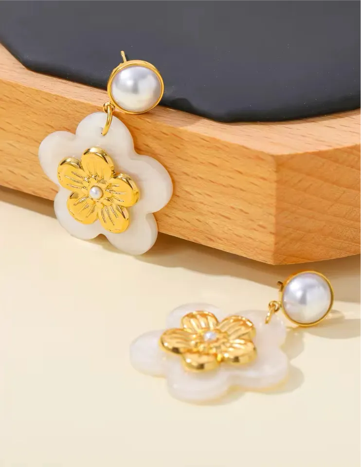 Minimalist Serene Bloom Earrings