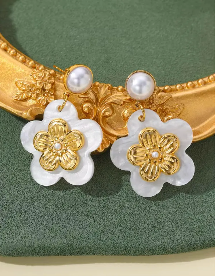 Minimalist Serene Bloom Earrings