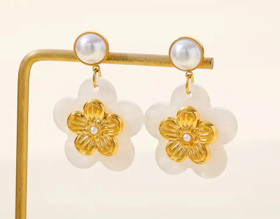 Minimalist Serene Bloom Earrings
