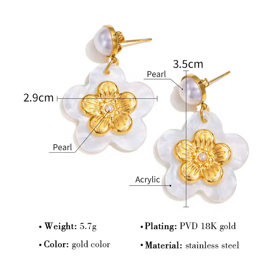 Minimalist Serene Bloom Earrings